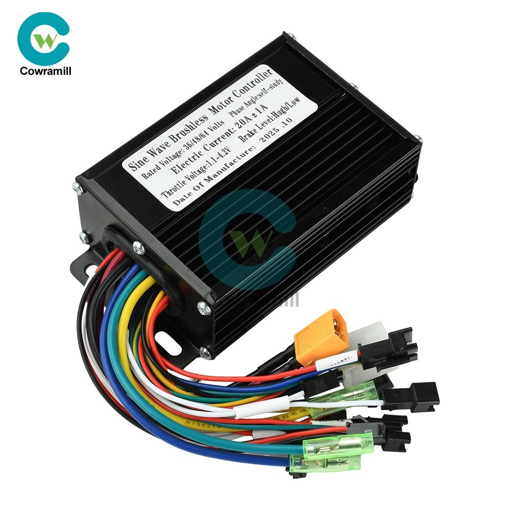 15PCS 36V 48V 20A Sine Wave Brushless Motor Controller 350W-500W