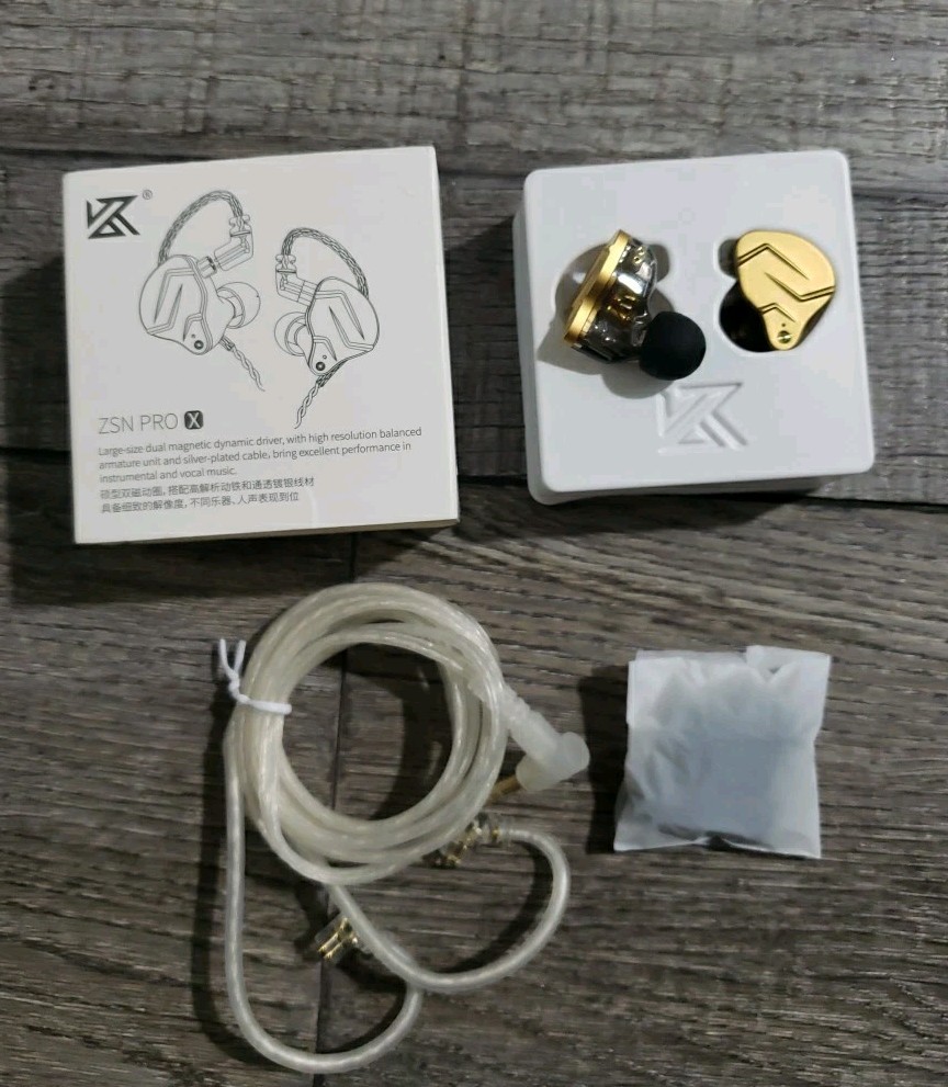 KZ ZSN Pro X Earbuds Wired Headphones, 3.5mm Jack, No Mic