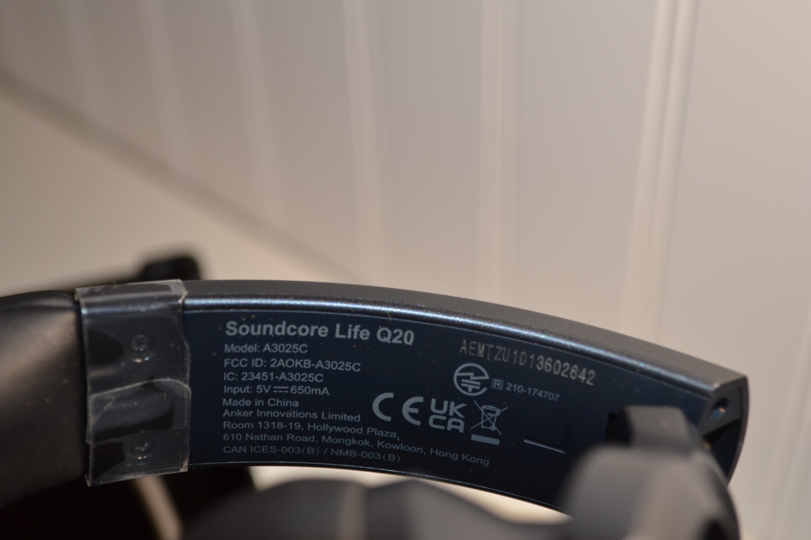 Soundcore by Anker Life Q20 Wireless Over Ear Headphones Active Noise Cancelling