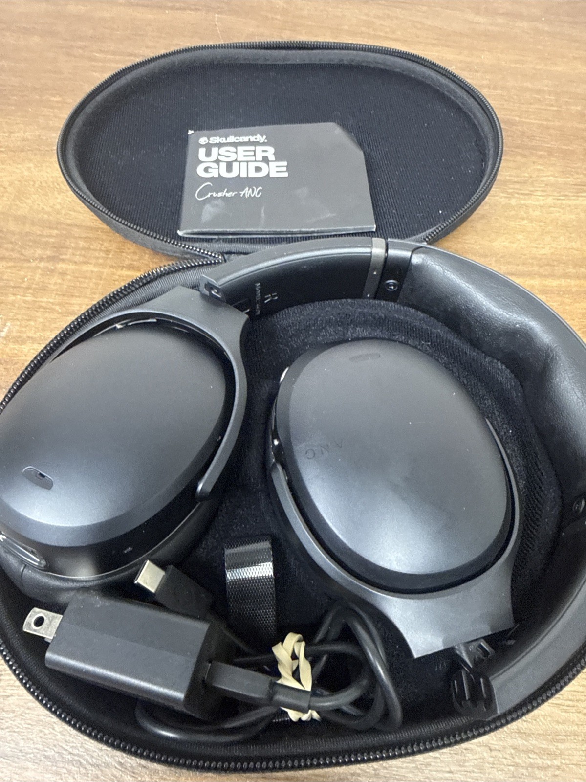 Skullcandy Crusher ANC Headphones Black W/Case