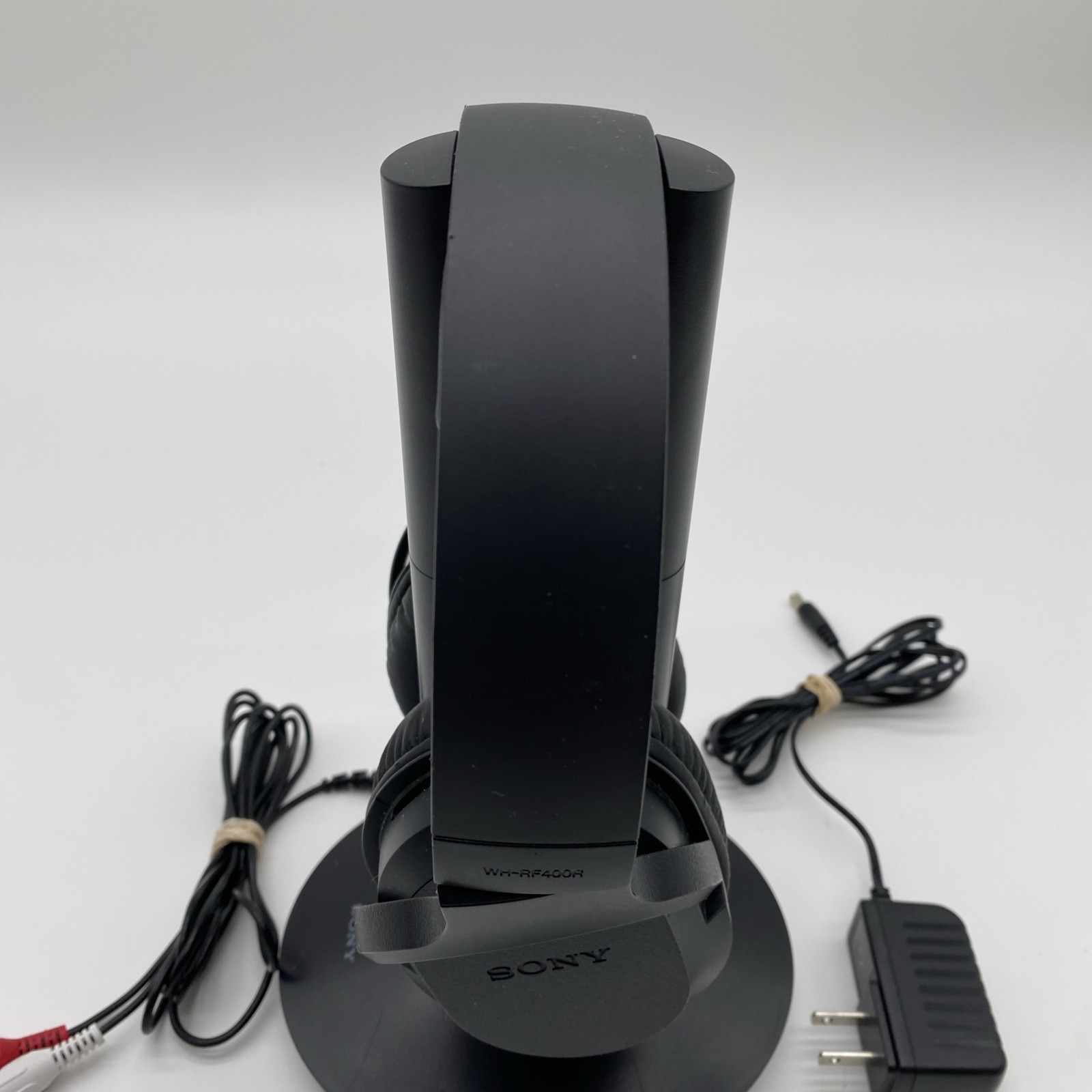 Sony WH-RF400R Over the Ear Headset w/ TMR-RF400 Charging Base Tested Working