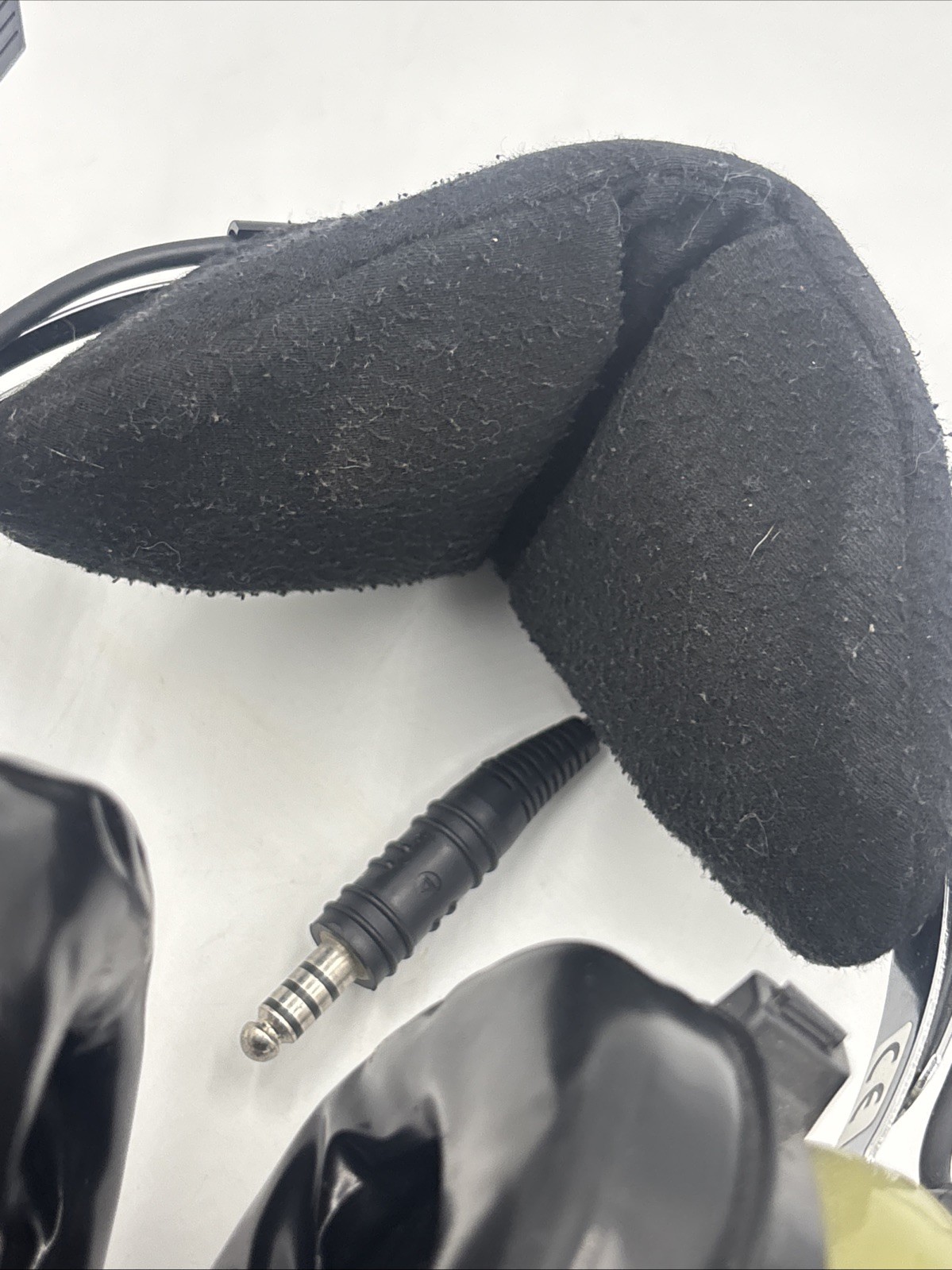 Military David Clark H10-76 Aviation Headset Noise Canceling Mic Coiled Cord
