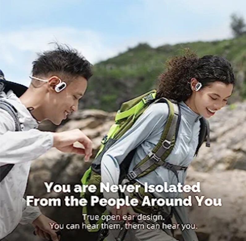 BRAND NEW – Open-Ear Headphones Air Conduction Sound Visualization 16.2mm Driver