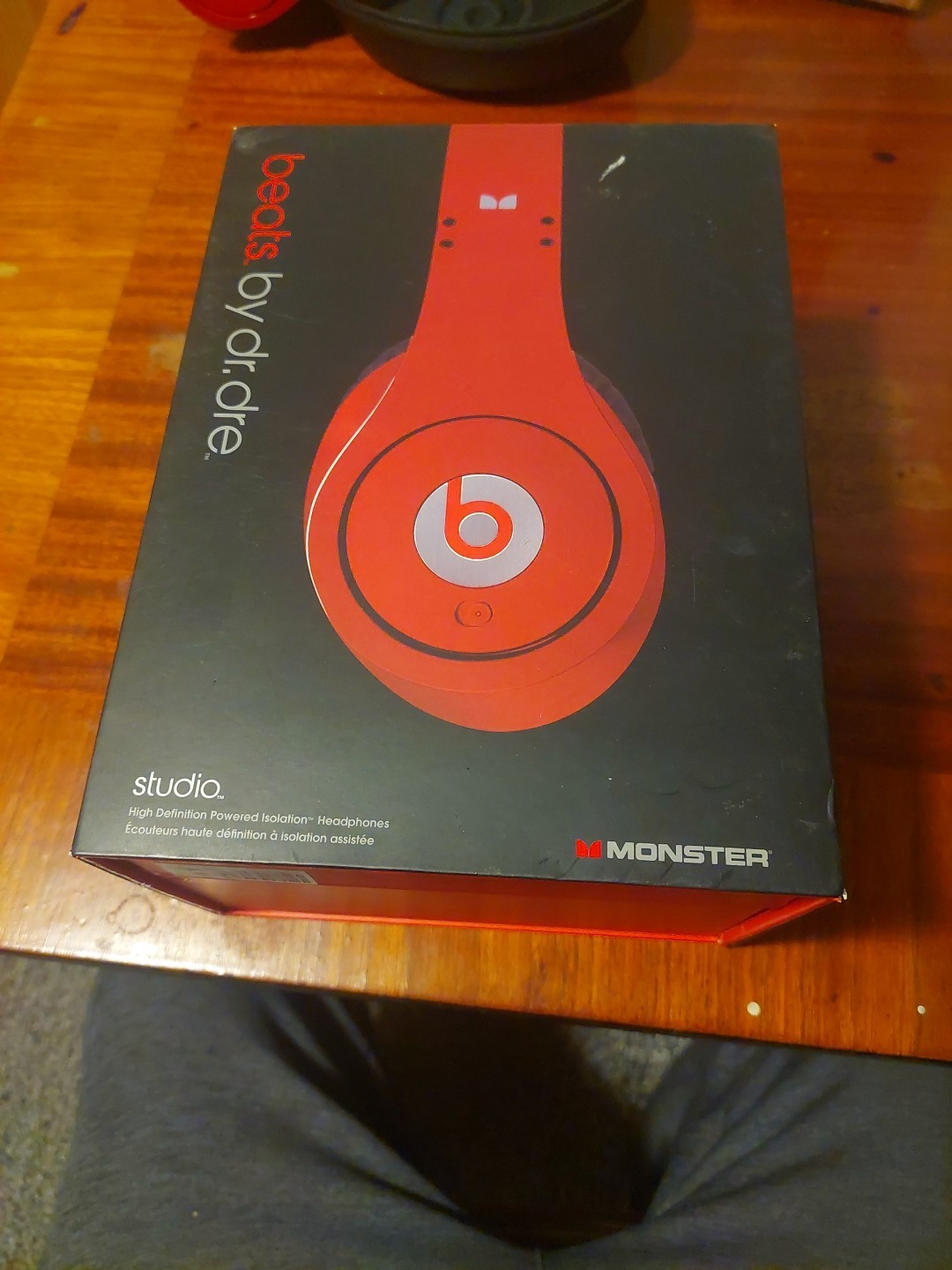 Beats By Dr. Dre Studio WIRED Monster Red Headphones Used Working