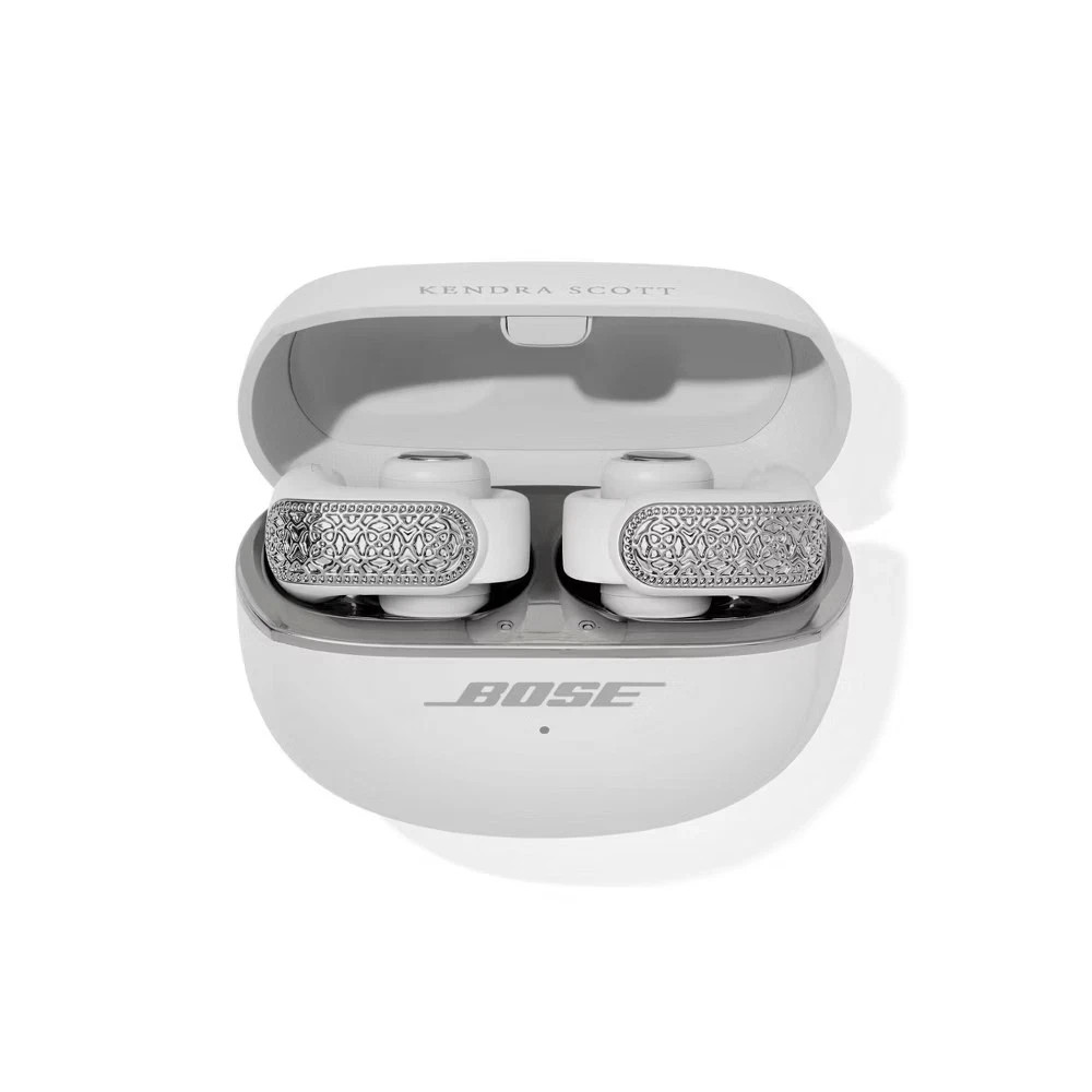 Bose x Kendra Scott Ultra Open Earbuds Limited Edition- Rhodium Filigree