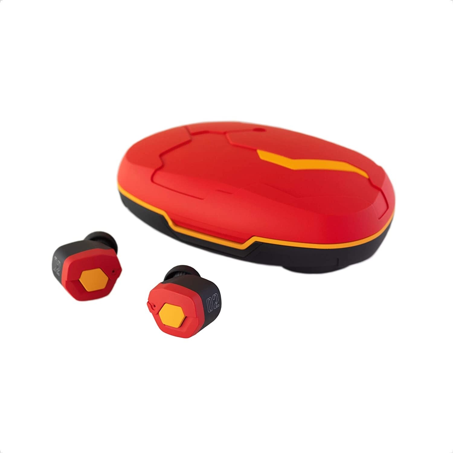 FINAL Evangelion Wireless Bluetooth In-Ear Earphones Headphones Earbuds (Red)