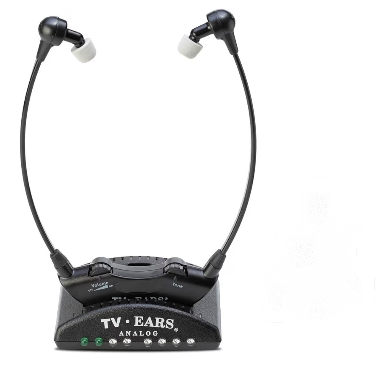 TV EARS Analog Wireless Headset System & Earbuds for Seniors/Hearing Issues