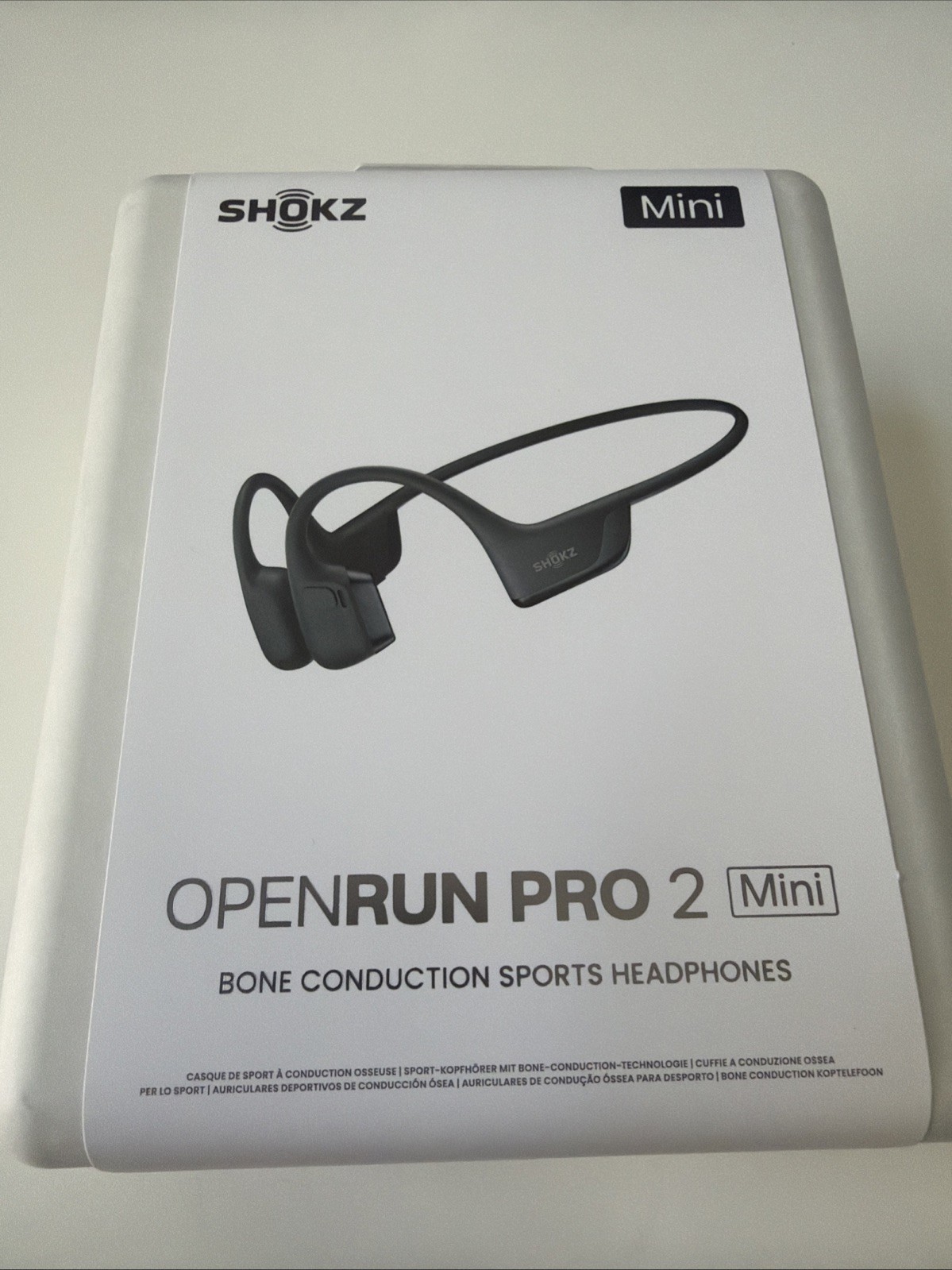 New – Shokz Open Run Pro 2 Mini Bone Conduction Sports Headphones – Black