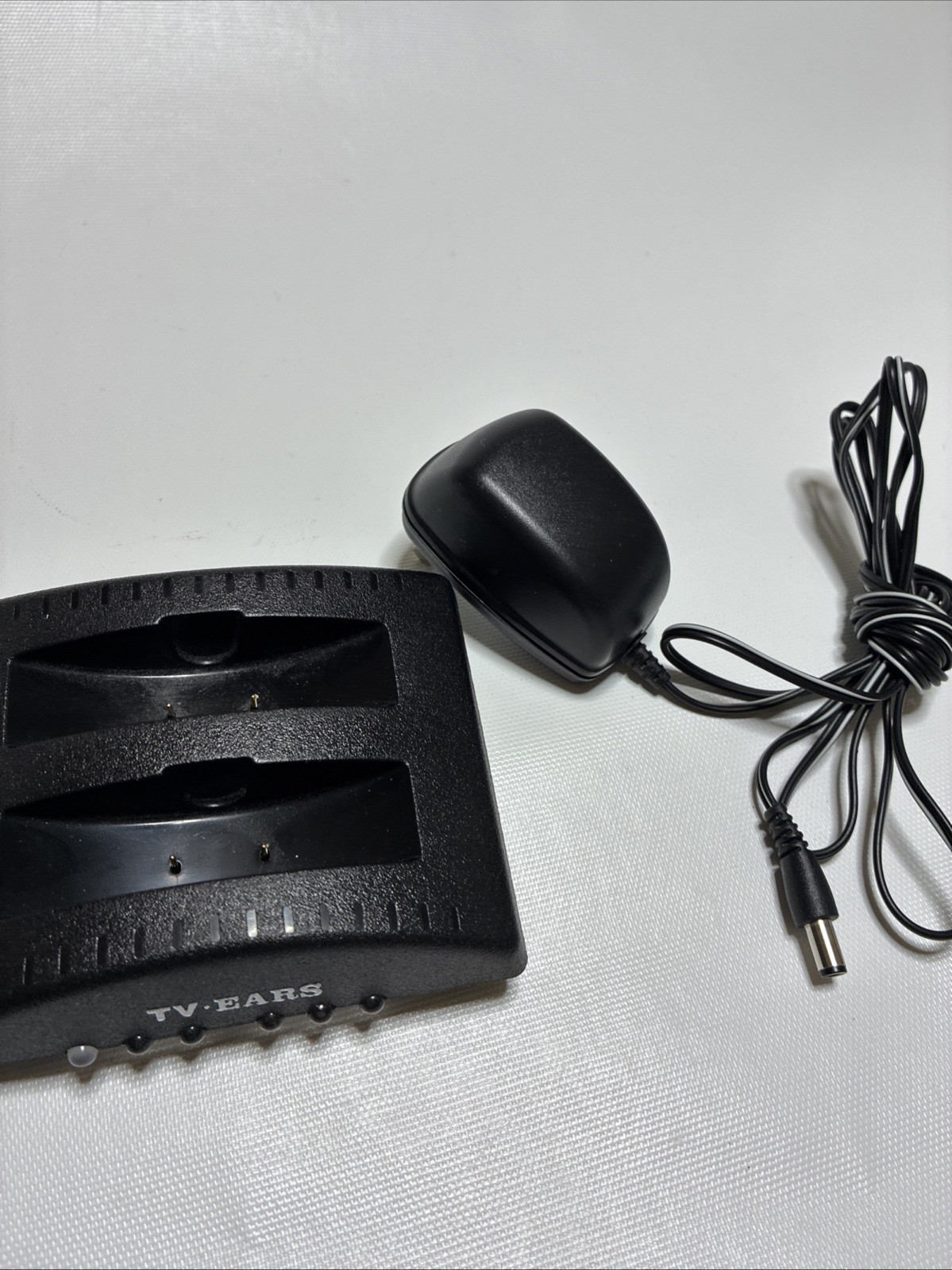 TV Ears Charger Base Power Supply & Audio Cable