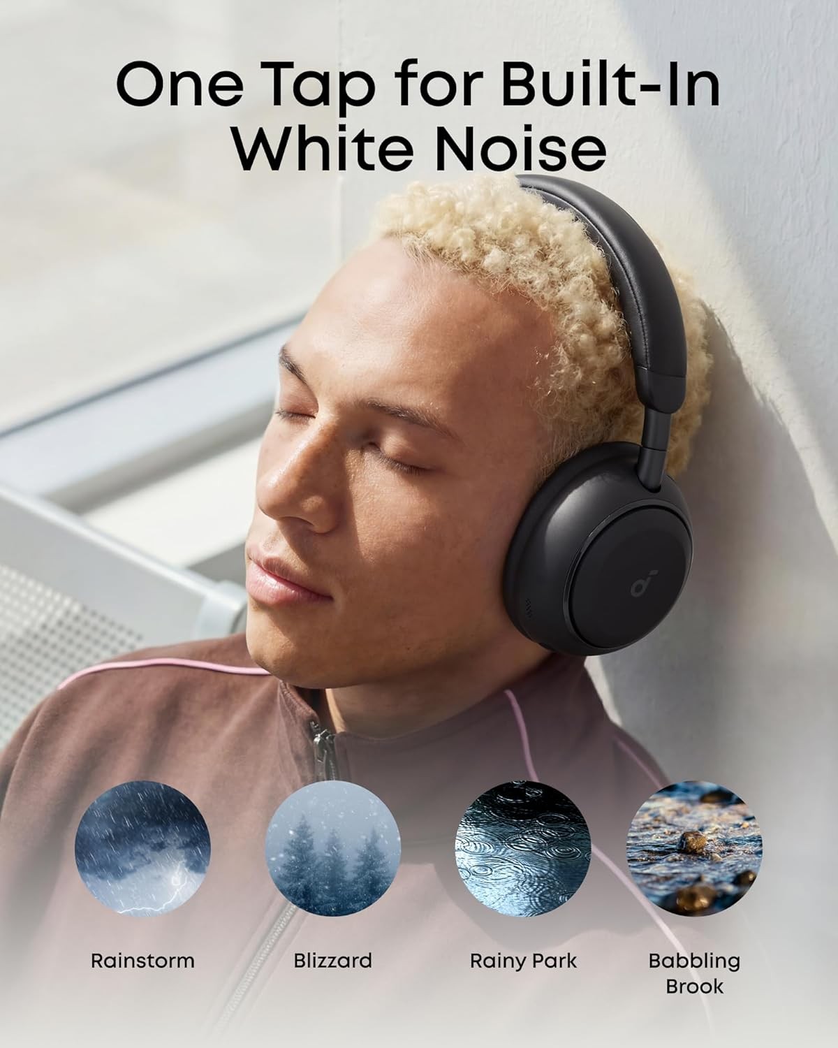 Anker Soundcore Space 2 Wireless Headphones Bluetooth 6.1 Noise Cancelling Black