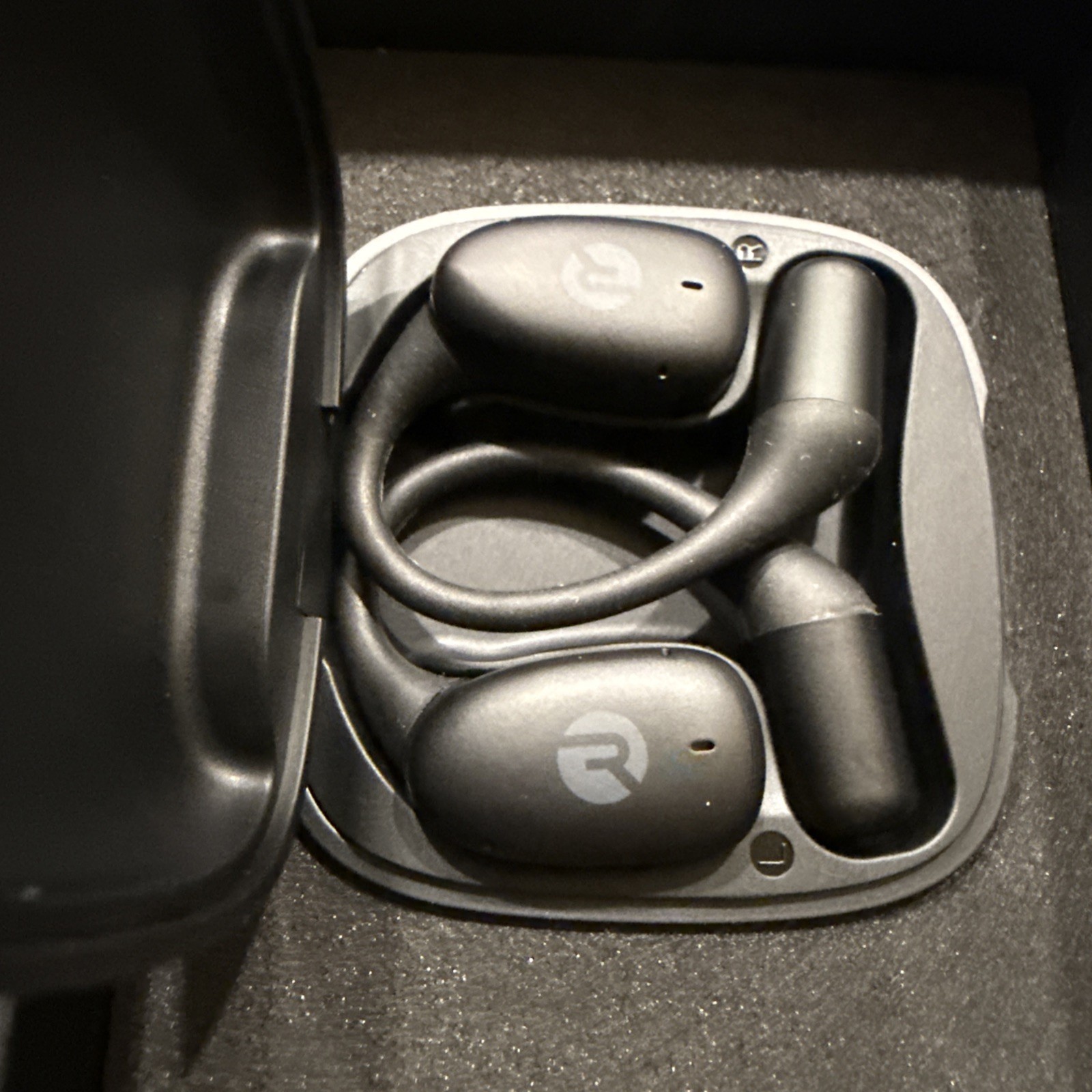 Raycon Essential Open Earbuds – Wireless Bluetooth Headphones – Black RBO715