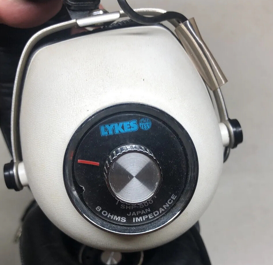 Lykes SHP 500 Stereo Headphones- White Untested