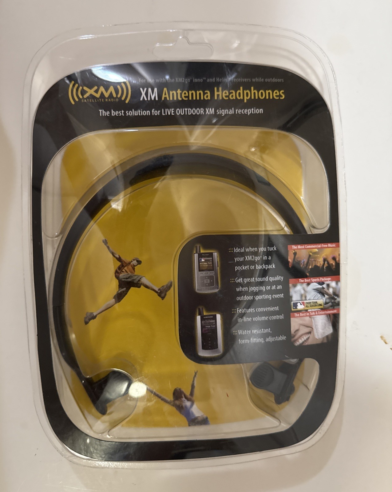 NOS Belkin F5X002 XM Satellite Radio Antenna Headphones XM2go & Helix NEW Sealed