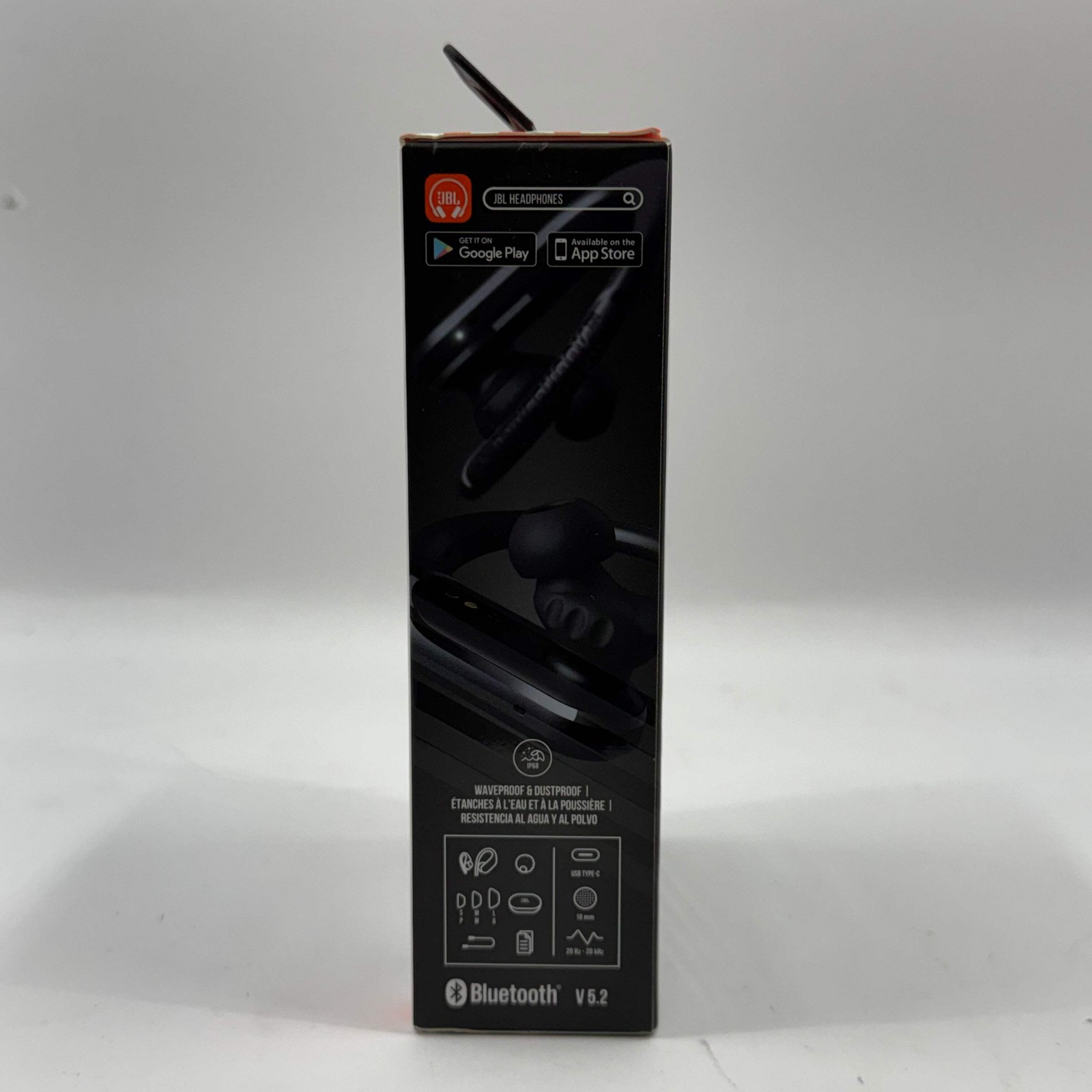 New JBL Endurance Peak3 Waterproof Bluetooth Wireless Earbuds Black