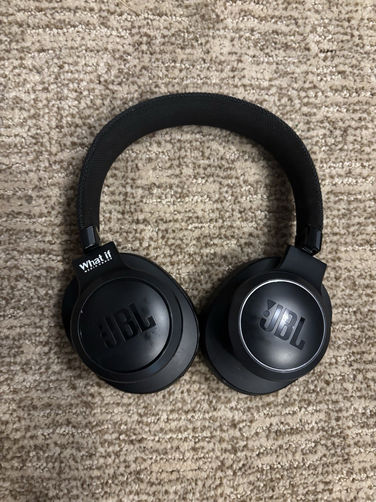 JBL Live 500BT Over-Ear Bluetooth Wireless Headphones Black