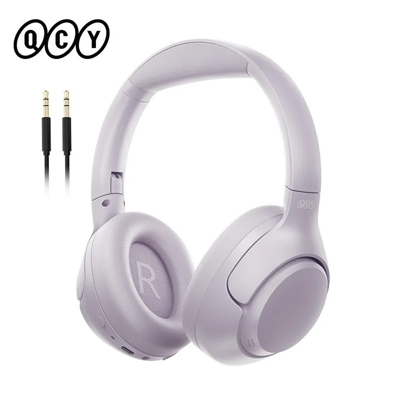 QCY H3 ANC Wireless Bluetooth 5.4 Headphones Hi-Res Over-Ear 60H Battery Noise-C