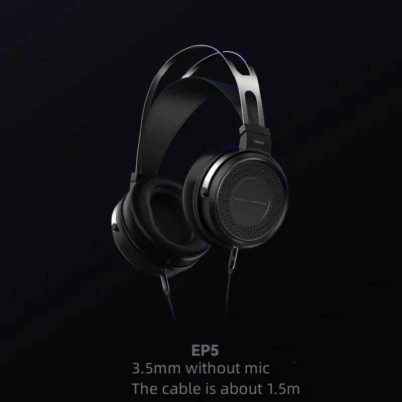 SIMGOT EP5 Wired Over-Ear Headphones 50mm Driver HiFi Gaming 3.5mm