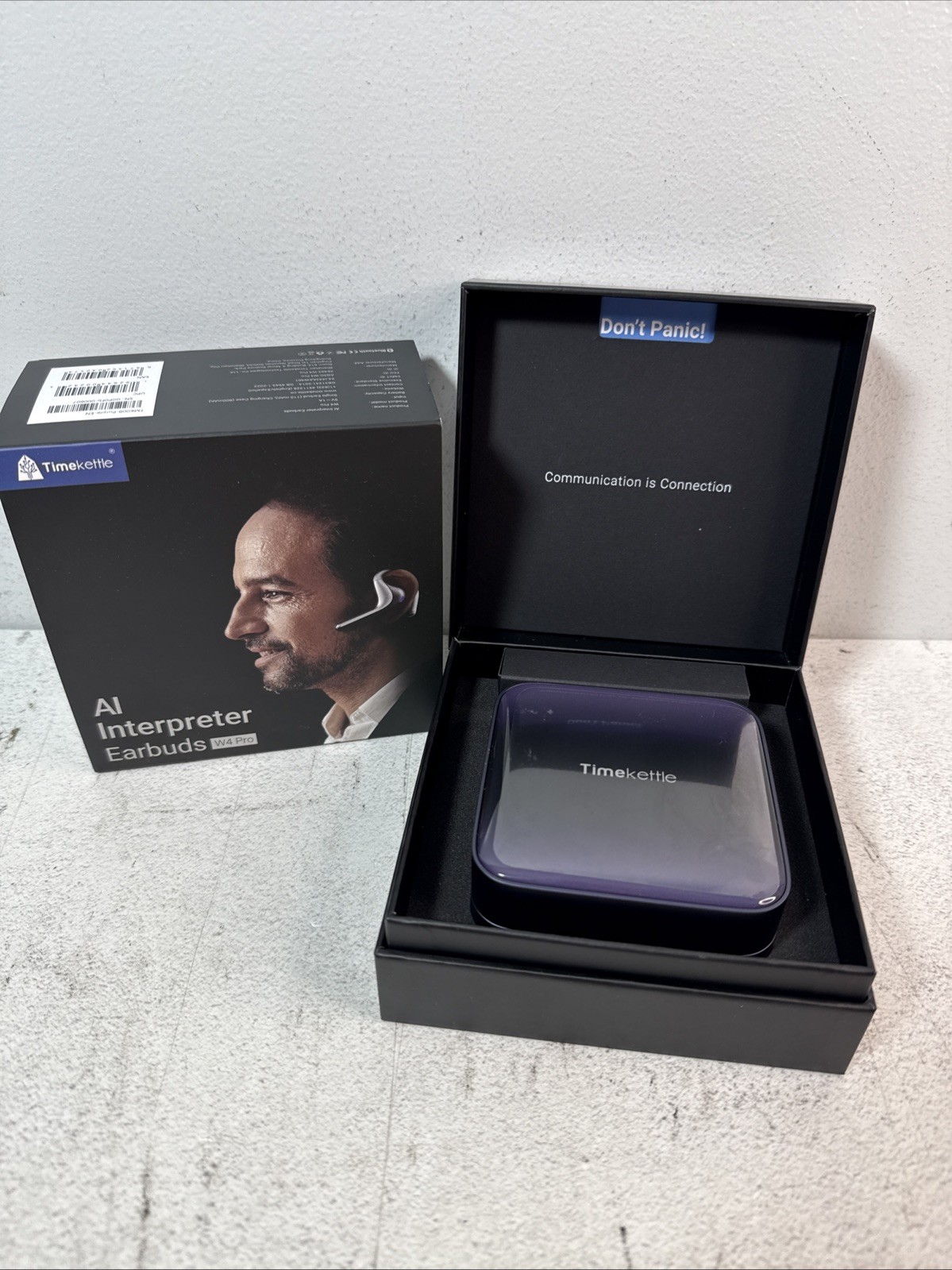 Timekettle W4 Pro AI Interpreter Earbuds, Bidirection Simultaneous Translation