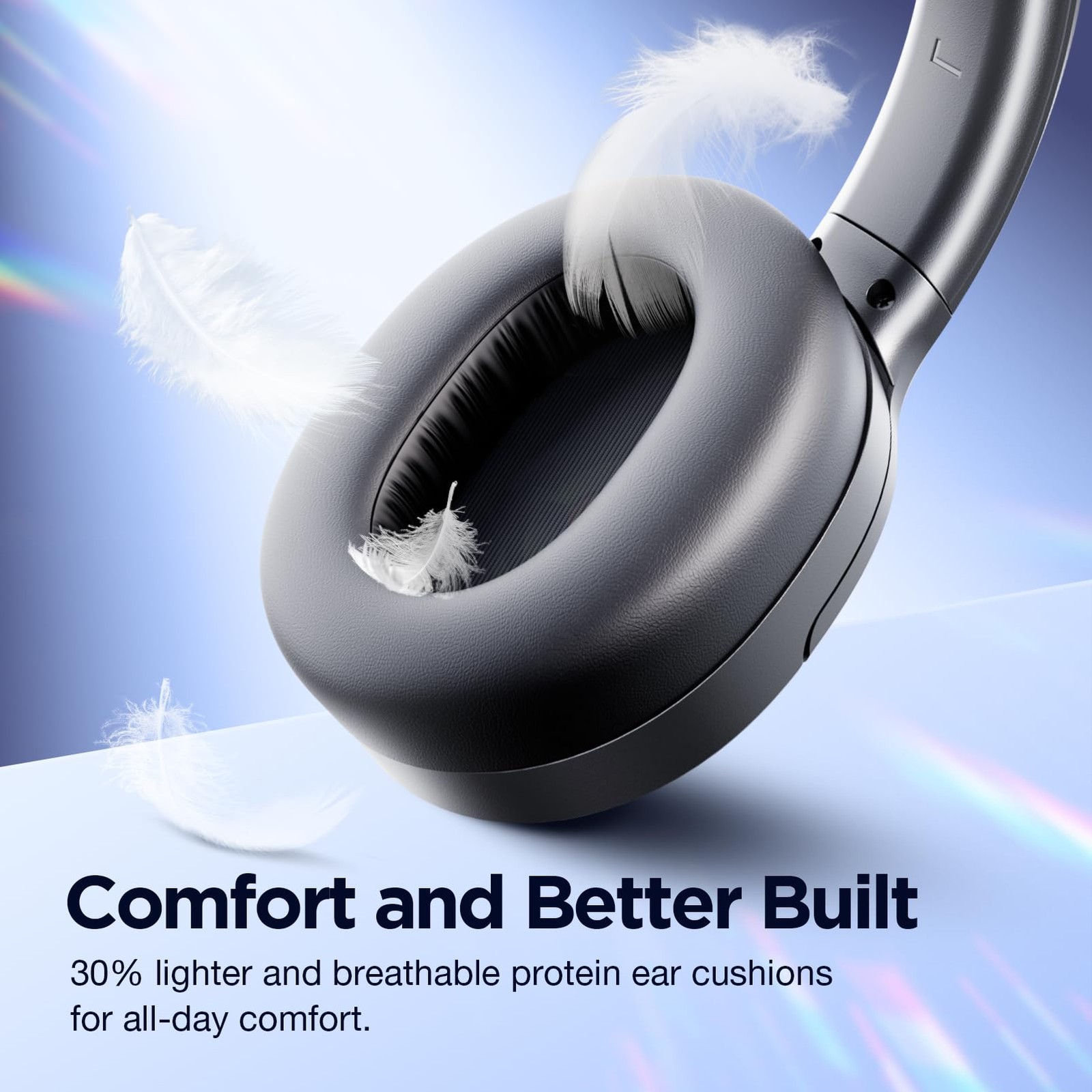 Upgrade ‑level Hybrid Active Noise Cancelling Headphones with HD Sound, Wirel…