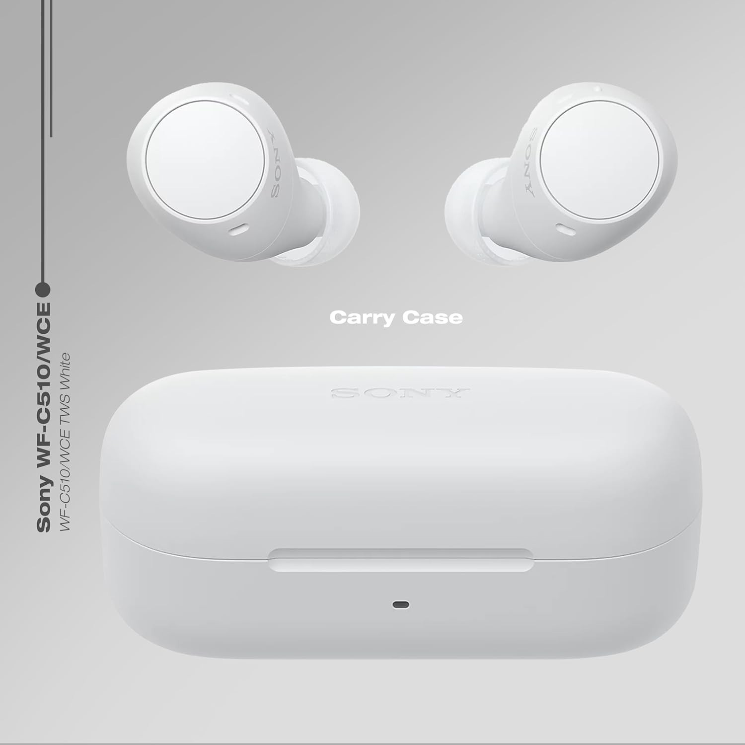 Sony WF-C510 Wireless Bluetooth Earbuds with Mic, TWS, in Ear,