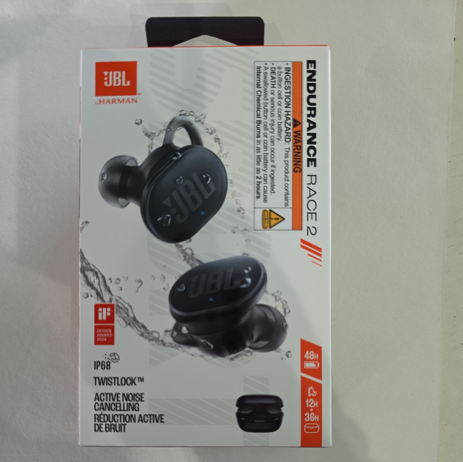 JBL Endurance Race 2 Black NC TWS Sport Headphones