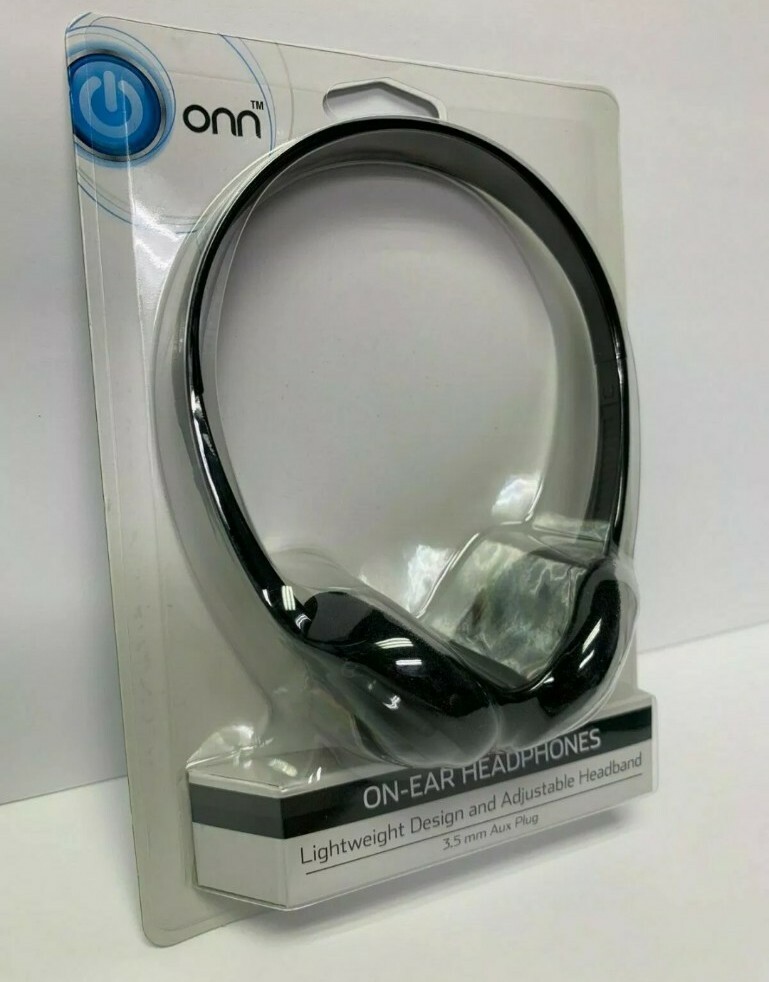 *BRAND NEW* ONN On-Ear Headphones with 3.5mm Jack Adjustable headband