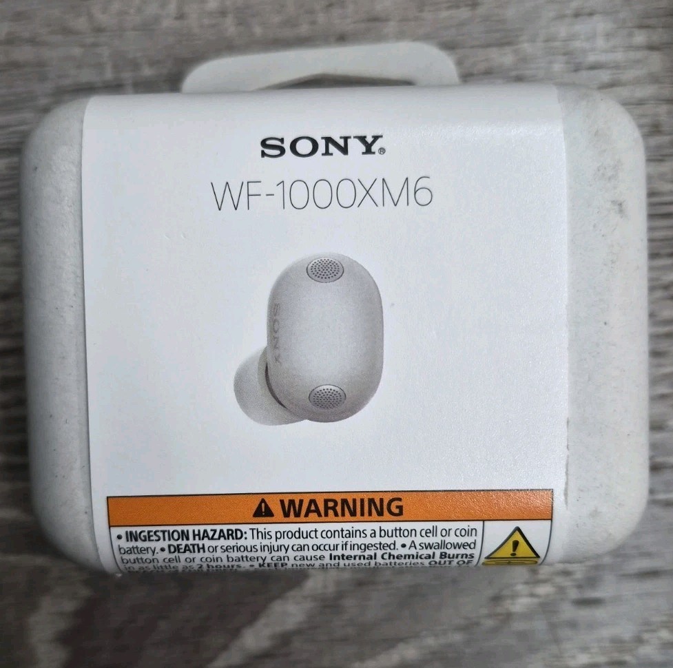 New Sony WF-1000XM6/S Truly Wireless Noise Cancelling Earbuds – Platinum Silver