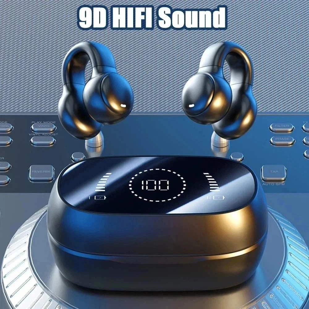 Bose M47 Wireless Earbuds Ear Clips Bluetooth Sport Buds With Charging Case NEW