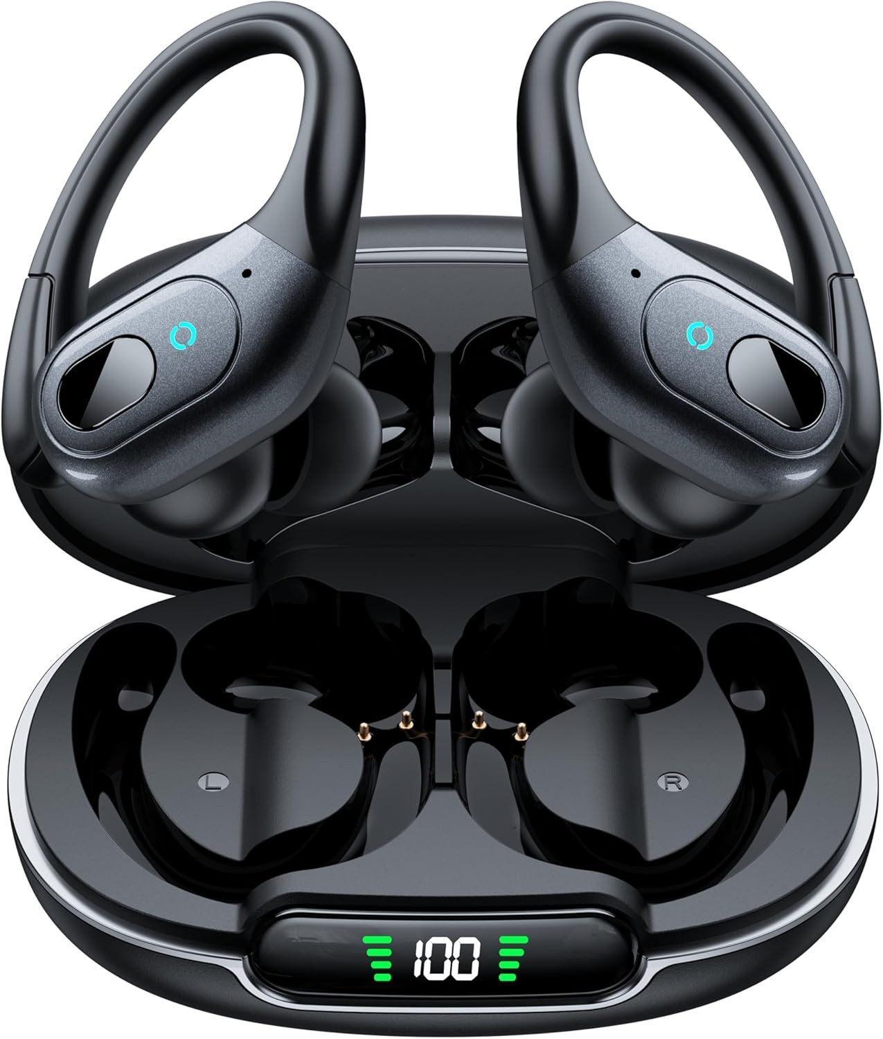 Wireless Active Noise Cancelling Earbuds, 90Hrs Playtime, IPX7 Waterproof