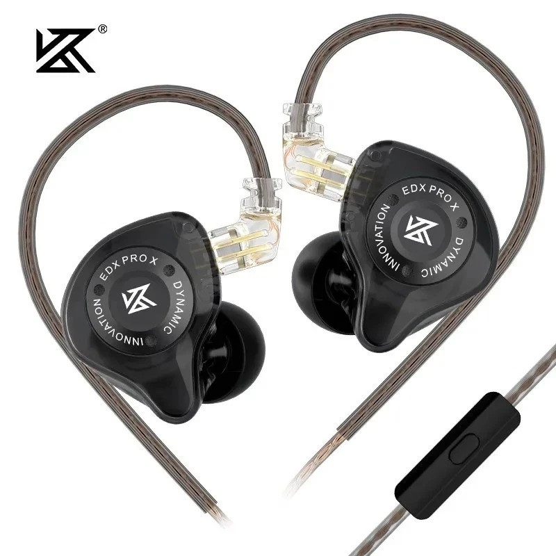 KZ EDX Pro X In-Ear Earphones HiFi Bass Sport IEM Earbuds Headphones ZSN PRO ZST