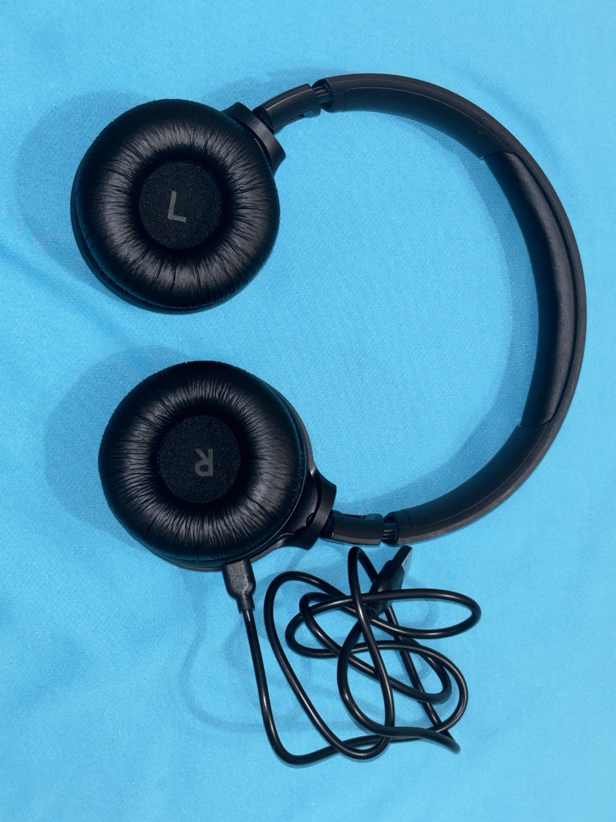 JBL TUNE 750BTNC Black Headband Over-Ear USB Wired Double Earpiece Headphones