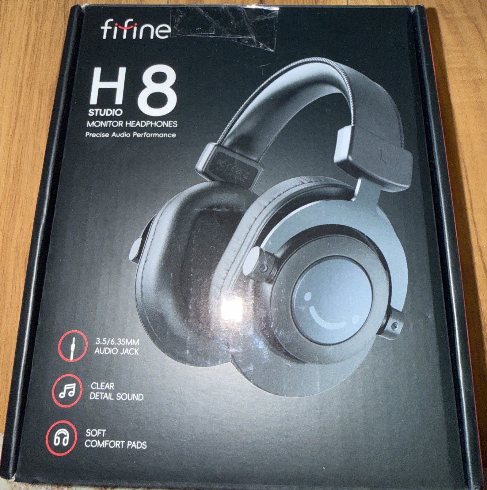 Studio Monitor Headphones FIFINE H8 Black 50mm Driver FAST SHIPPING