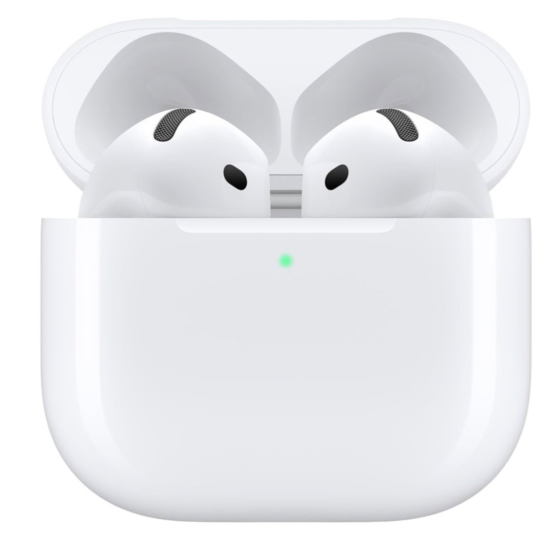 Apple AirPods 4 Wireless Earbuds, Bluetooth Headphones With USB-C Charging Case