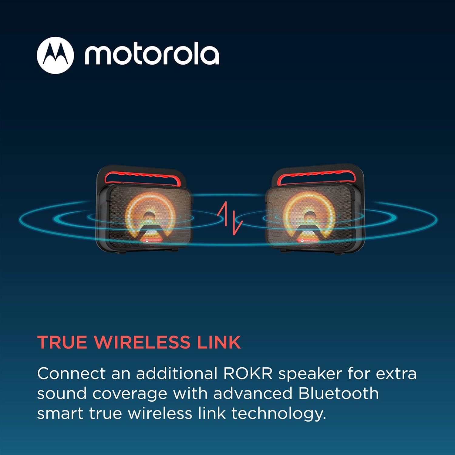 Motorola ROKR 810 Wireless Bluetooth Portable Speaker W/ Built-in Subwoofer NIB
