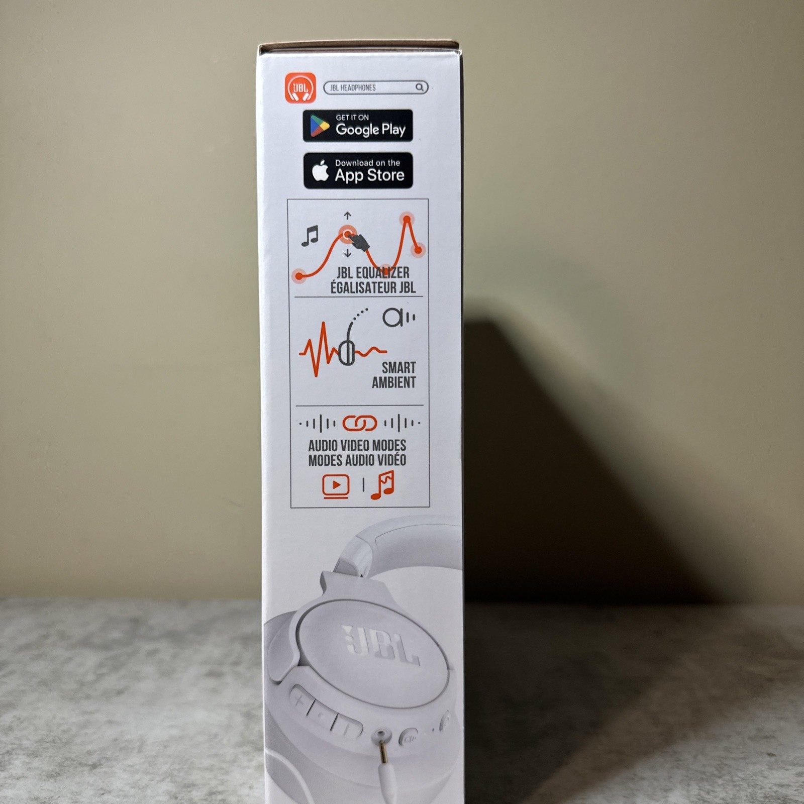 New JBL Tune 770NC Bluetooth Wireless Noise Cancelling Over-Ear Headphones White