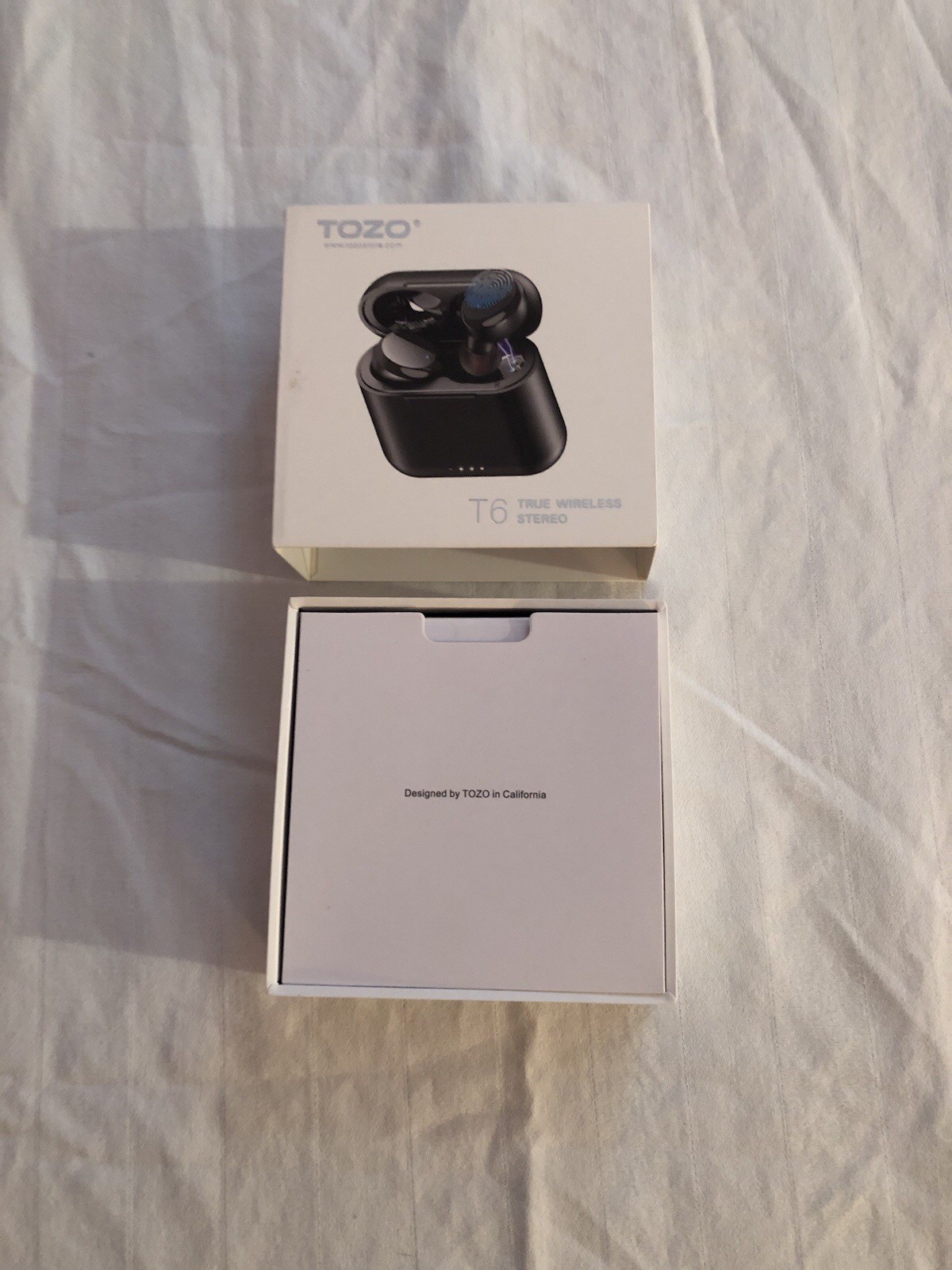 Tozo T6 Earbuds – Champagne *New in Box*