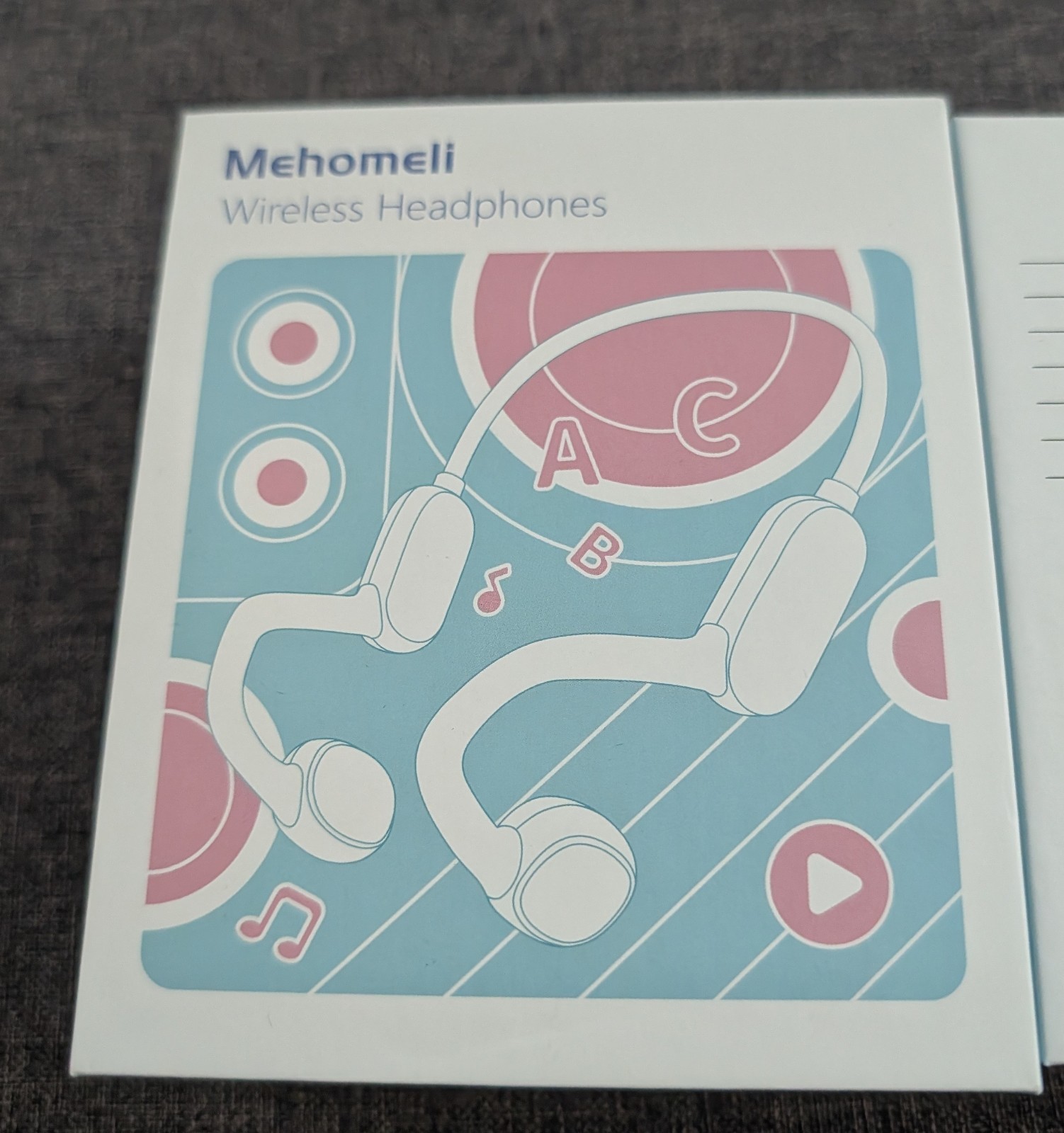 Mehomeli Kids Wireless Headphones Model K1 Pro Blue Open-Ear Bluetooth V5.2 LNXT