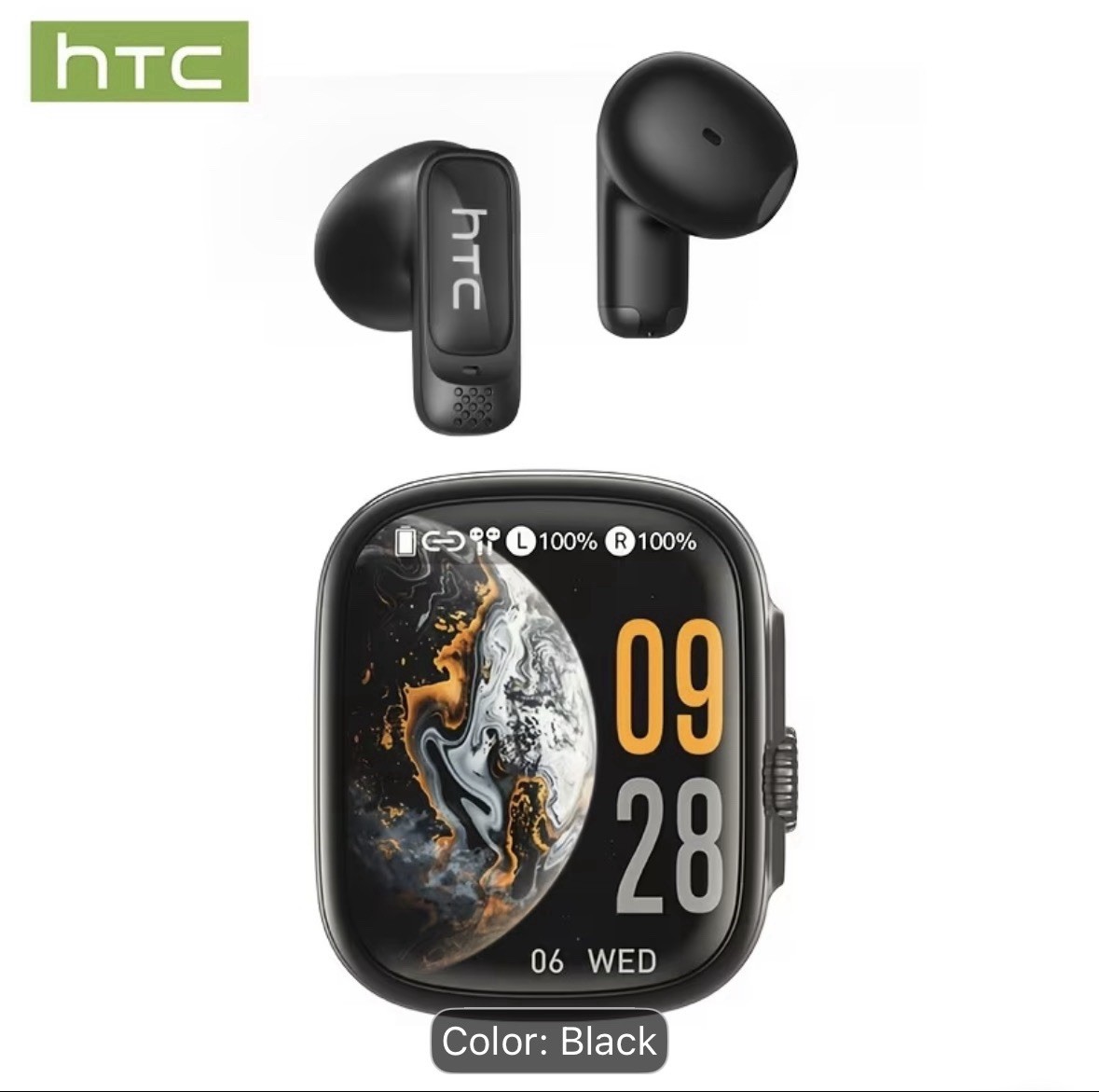 HTC NE72 AI Translator Open-Ear Wireless Headphones 134 Languages Translation