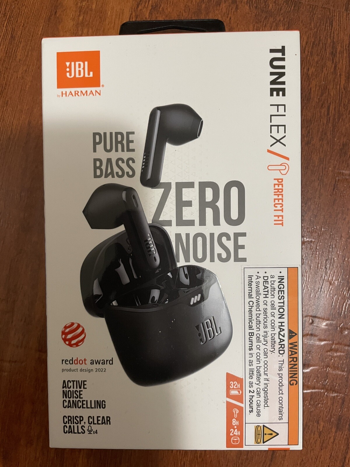 JBL TUNE Flex True Wireless Pure BASS/ZERO NC Earbuds FACTORY SEALED- Black