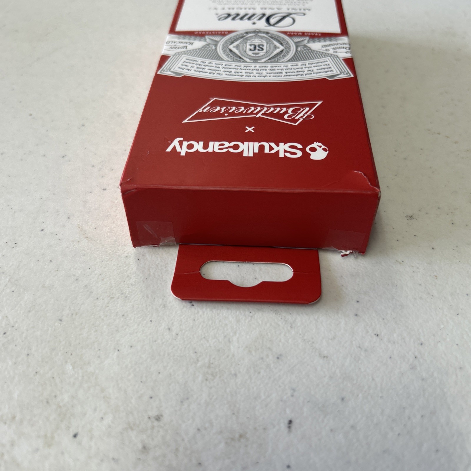 Skullcandy X Budweiser Dime Series Limited Edition Wireless In-Ear Earbuds Red