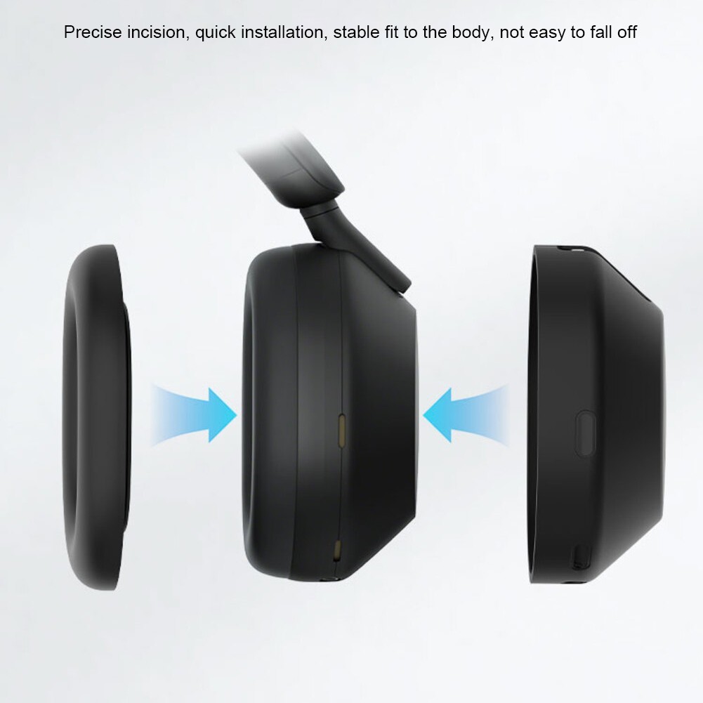 Soft Silicone Sweat Cover for Sony WH1000XM6 Headphones Sweat Resistant Case