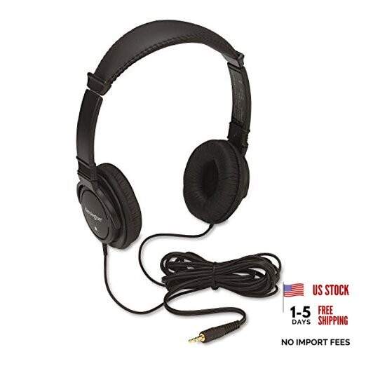 Kensington Hi-Fi On-Ear with 9-Foot Cord, 3.5mm Jack Headset (K33137) Headphones