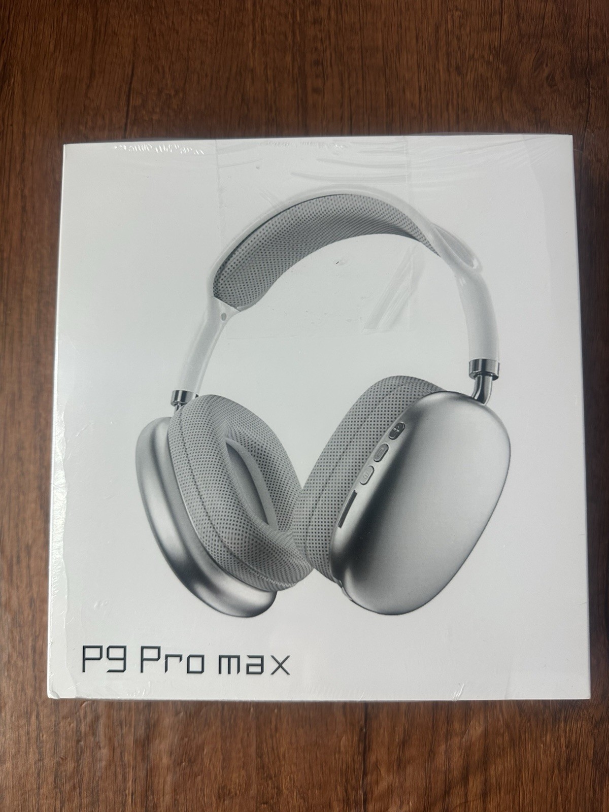 P9 Pro Max Wireless Bluetooth Over-Ear Headphones Silver New Sealed
