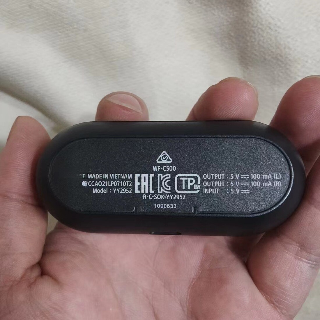 For Sony WF-C500 Headphones Earphone Charging Case Dock