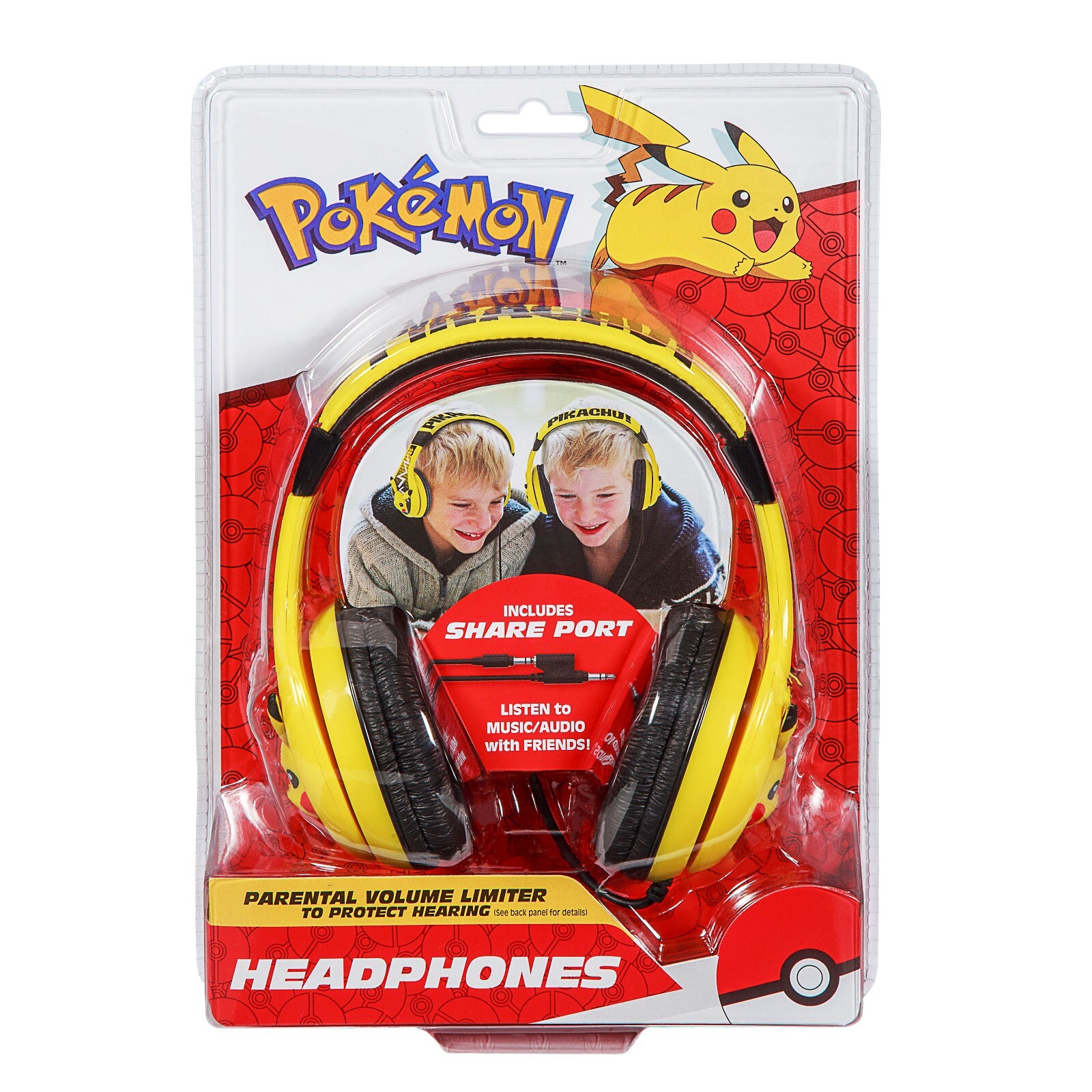 eKids Pokemon Pikachu Wired Headphones for Kids