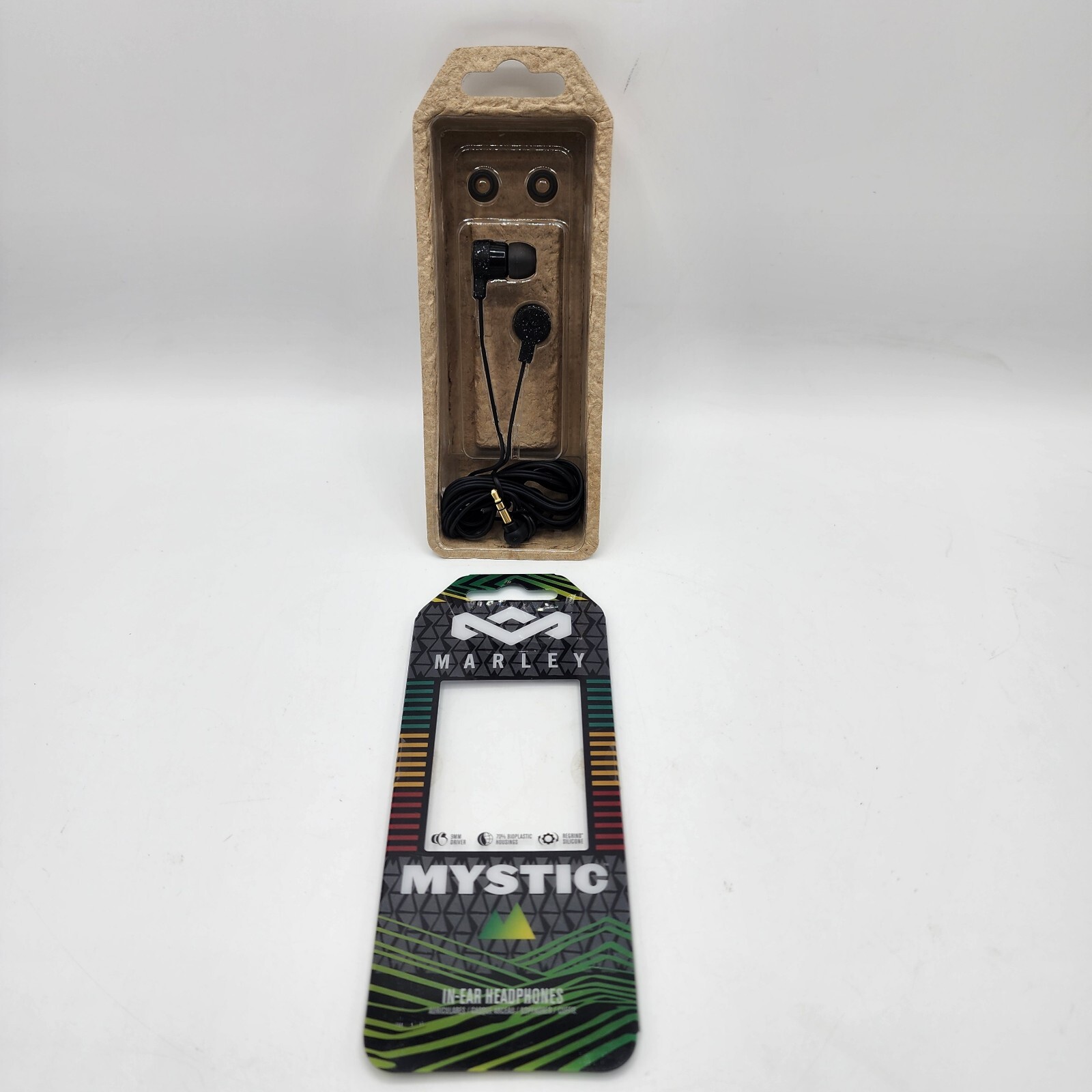 House of Marley Mystic Corded In- Ear Buds Black NEW Open Box.