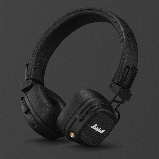 NEW Marshall Major V Wireless Bluetooth Headphones Black Never Used