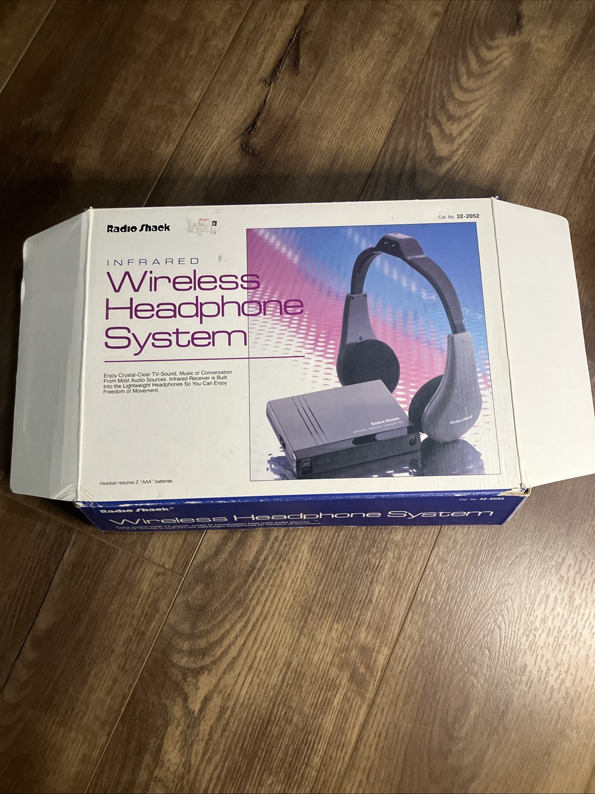 Vtg Radio Shack Infrared Wireless Headphone System 32-2052