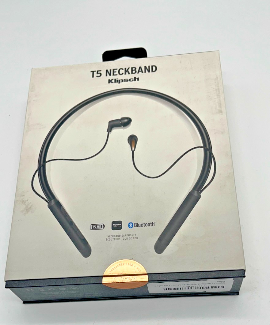 Klipsch T5 Neckband in-ear wireless Bluetooth earphones headphones