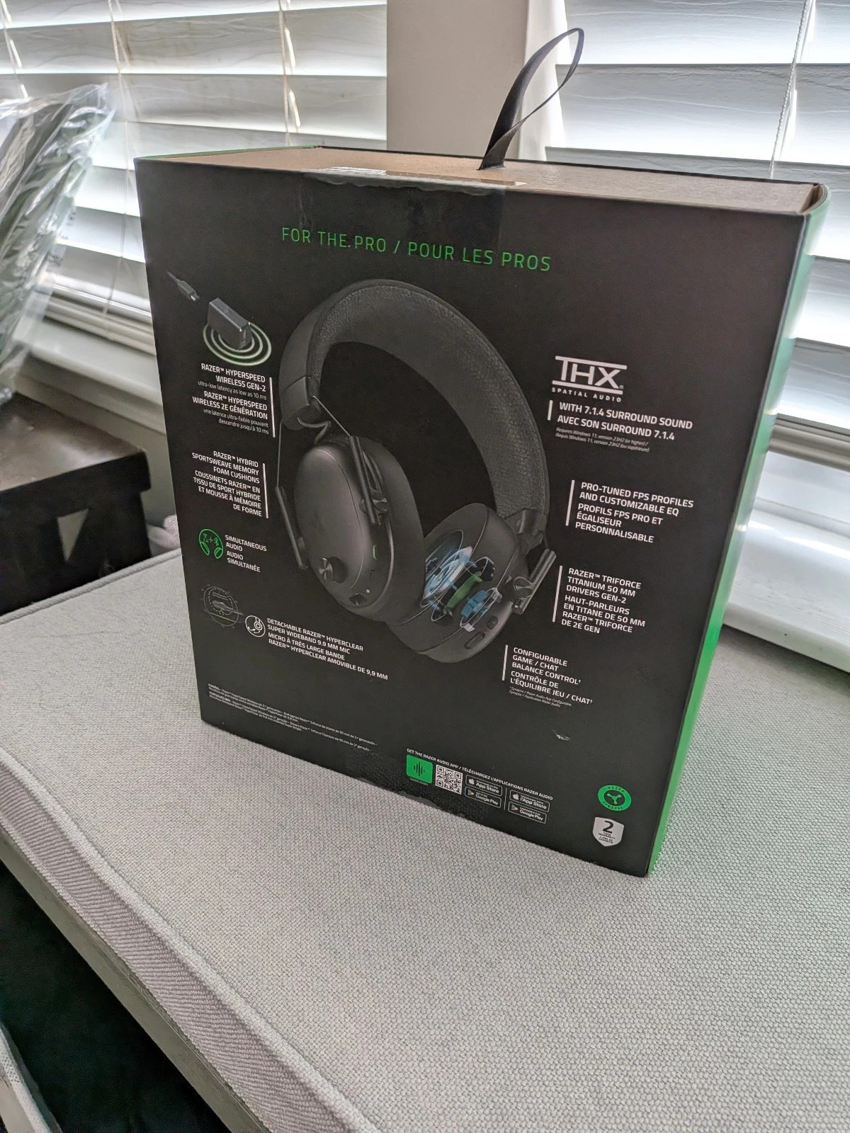 Razer BlackShark V3 Wireless Gaming Headset for PC: 50mm Drivers – No Mic/Dongle